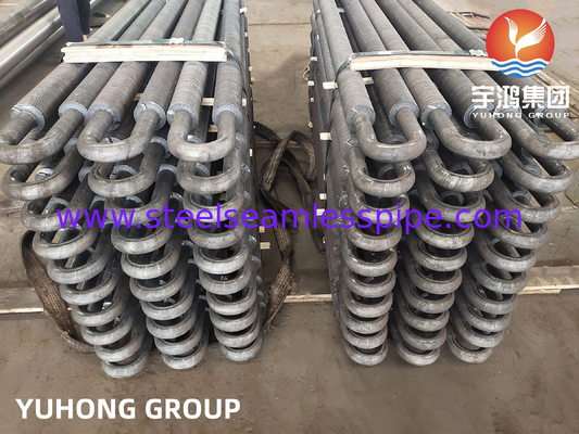 Gepersonaliseerde lengte U Bend Fin Tube In Carbon Steel 16-219mm Diameter Voor Industrieel