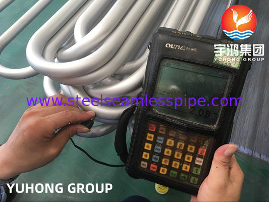 ASTM B444 Legering 625 U-bocht Buizen Aangepaste Maten voor Condensors Offshore Olie- en Gassystemen