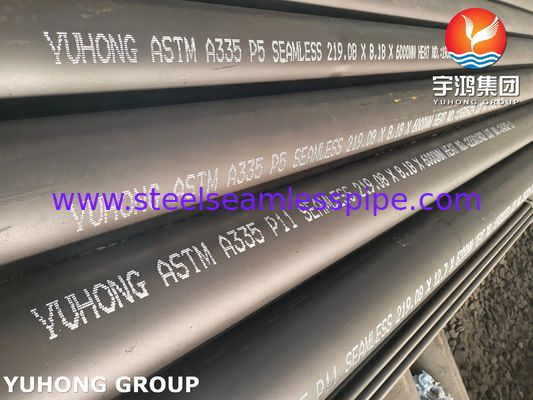 ASTM A335 P11 P22 ALLOY STEEL SEAMLESS PIPE SCH80 SCH40 ZWARTSCHALEN BESCHALENDE VLAAGE VELDEN VAN OLIE EN GAS