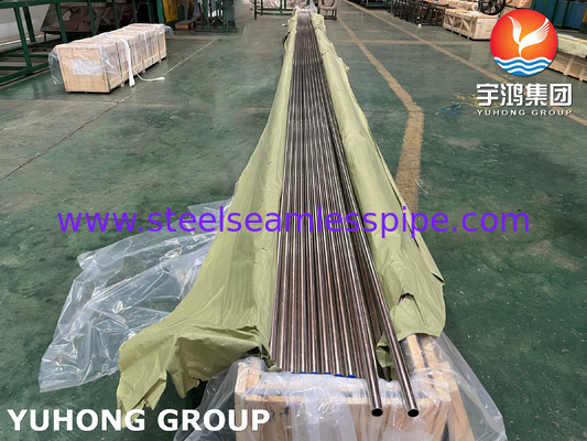 ASME SB111 C71500 Naadloze Koperlegering Buis voor Scheepsbouw HVAC-systemen