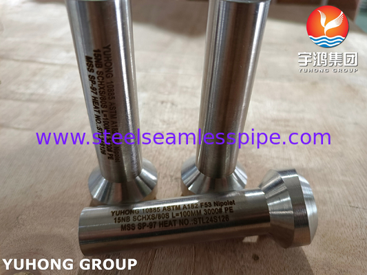 ASTM A182 F53 Super Duplex Staal 2507 Nipolet Fitting MSS SP-97