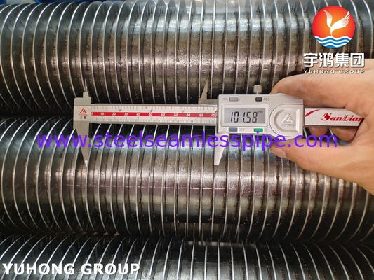 ASTM A335 P22 HFW Geraafde Fin Tube 11-13Cr voor warmtewisselaars