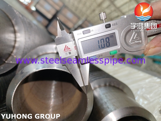 ASTM A335 P22 HFW Geraafde Fin Tube 11-13Cr voor warmtewisselaars