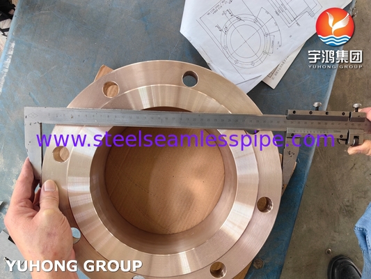 ASTM B283 C70620 Koper-Nikkel Legering Flens voor Marine Toepassingen