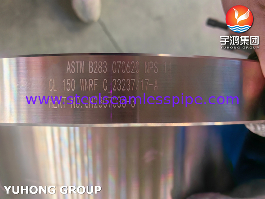 ASTM B283 C70620 Koper-Nikkel Legering Flens voor Marine Toepassingen