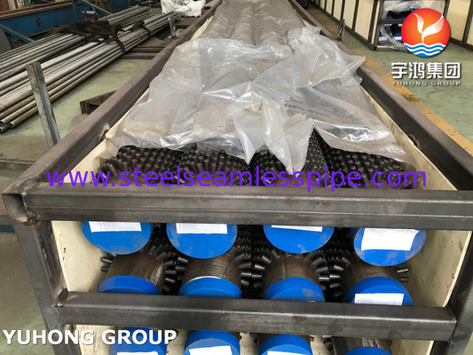 ASTM A335 P9 Gelegeerd Naadloos Stalen Pijp, Voorzien van Studs, Voor Furcane Buis Toepassing