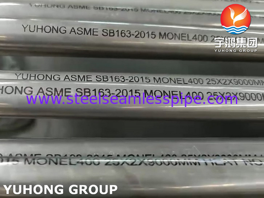ASME SB163 MONEL 400 (UNS N04400) naadloze buis van nikkellegering voor warmtewisselaar en condensator