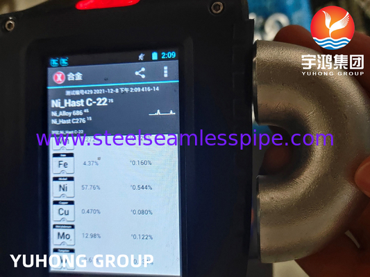 ASTM B366 C22 Pipe Elbow Supplier Corrosiebestendige Nikkel legering Fittings