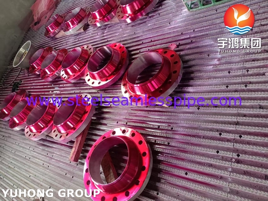 1/2" tot 24" ASTM A182 F51 WNRF Flanges Klasse 150-2500 Corrosiebestendige duplex staal