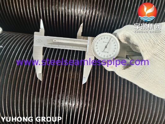 Carbon Steel A106 GR.B Spiral Fined Tube voor herverwarming en economiser