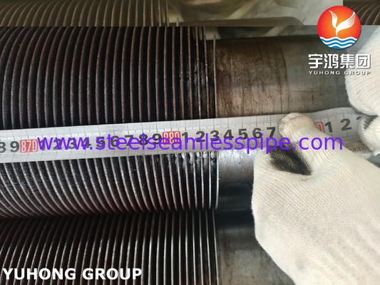 Carbon Steel A106 GR.B Spiral Fined Tube voor herverwarming en economiser