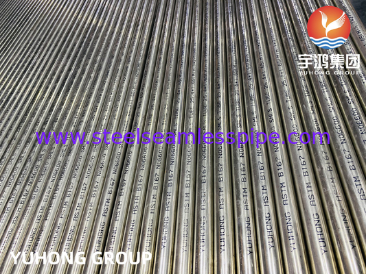 ASTM B167 UNS N06600 Naadloze Nikkel Legering Buis Inconel 600 Warmtewisselaar Buis