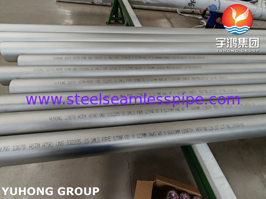 ASTM A790 S32205 Duplex Roestvaststalen Pijp voor de Olie- en Gasindustrie