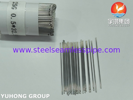 SUS304 25G Tandheelkundige Endodontische Irrigatie Naald Buis met Eén Zijdelingse Opening, Open Einde