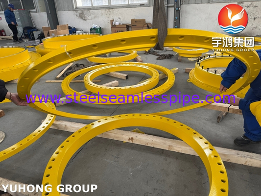 SA266 GR2 Koolstofstalen Hydraulische Testopstelling voor Shell & Tube Warmtewisselaars, NACE MR0175 Conform