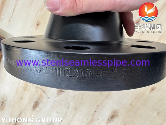 ASTM A182 F11 CL2 Gelegeerd Stalen Flens Lasnek Verhoogd Vlak B16.5