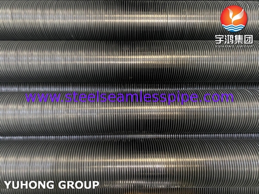 ASTM A335 P22 gelegeerd stalen pijp met AS Fin materiaal HFW massieve fin buis, voor hoge temperatuur