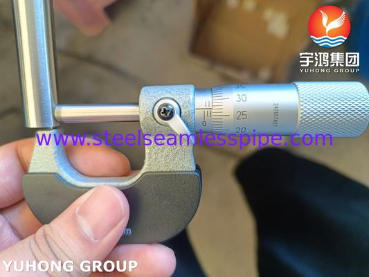ASTM A789 UNS S32750 Super Duplex 2507 naadloos buisje Helder gegalvaniseerd oppervlak