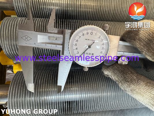 Extrudeerde vinnenbuis van roestvrij staal ASTM A213 TP304 voor luchtgekoelde warmtewisselaar