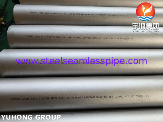 ASTM A376 TP347H naadloos austenitisch stalen buisje voor elektrische installaties bij hoge temperatuur