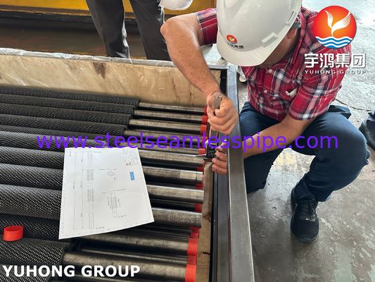 ASTM A213 T22 (K21590) HFW Gegroefde Fin Tube Voor Warmtewisselaar