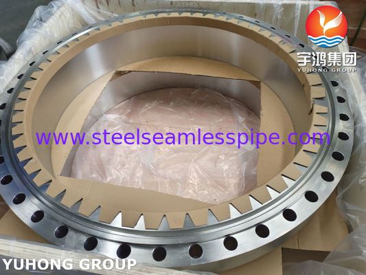 ASTM A182 F310 WN RTJ Face Stainless Steel Pipe Forged Flange voor petrochemische en energiecentrales