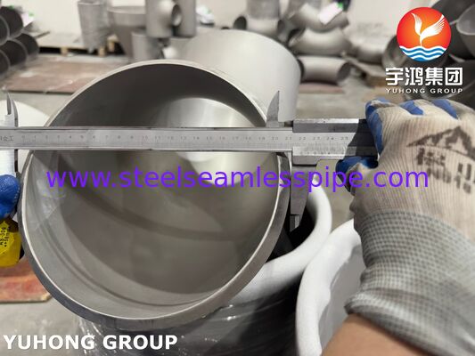 ASTM B366 WPHC276 / UNS N10276 BW Pipe Fittings Hastelloy C276 Ellen 45 graden 90 graden