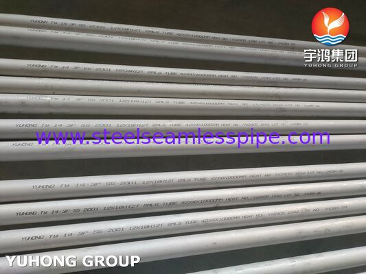 Naadloze roestvrijstalen buis 12X18H10T / AISI 321 volgens GOST 9941-81 voor warmtewisselaars en chemische industrie