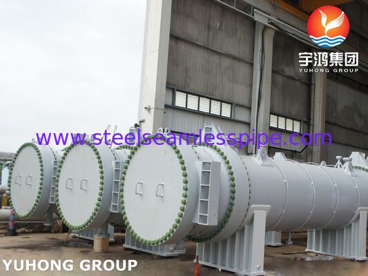 ASME U-gestempelde AES Type drijvende kop warmtewisselaar met TP316L buizen voor zware omstandigheden