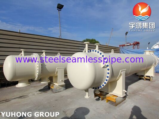 ASME U-gestempelde AES Type drijvende kop warmtewisselaar met TP316L buizen voor zware omstandigheden