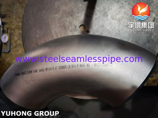 ASTM A403 WP304 Roestvrijstalen Fitting Elleboog Stompgelast