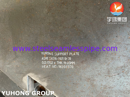 Warmtewisselaar Baffle Koolstofstalen Plaat ASME SA516 GR.70 Voor Warmtewisselaar