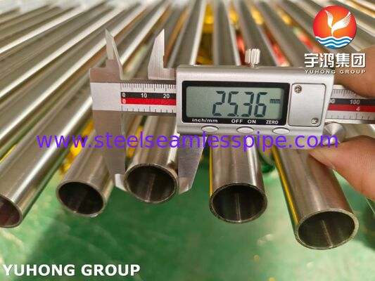 ASTM A270 TP304 Roestvrijstalen Helder Gegloeide Naadloze Hygiënische Buis voor Voedselverwerking