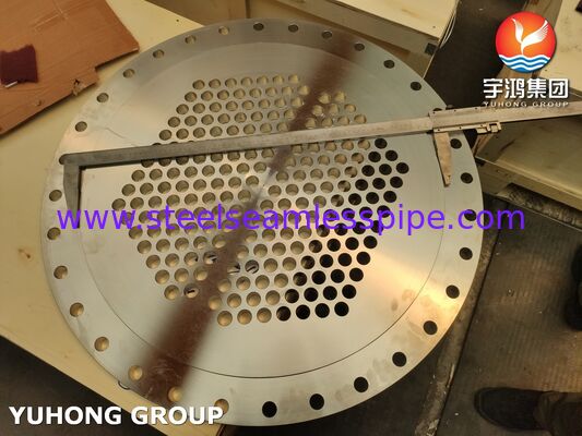 Algemene warmtewisselaar Service Tubesheet ASME SA240 SS304 100% UT