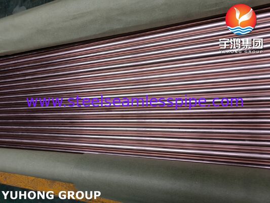 ASTM B111 C70600 Naadloze Condensatorbuis - 90-10 Koper-Nikkel Legering voor Marine Warmtewisselaars & Condensors