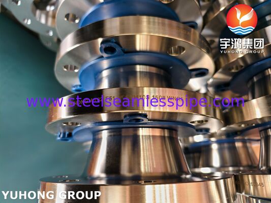 ASTM A182 F51 S31803 Duplex Staal Gesmede Lasnekflens 150#-2500# B16.5
