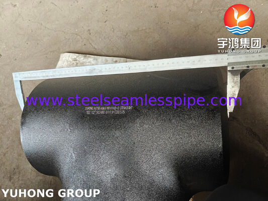 ASTM A860 WPHY42-S Equal Tee High-Strength Steel Butt Welding Fitting voor hogedrukleidingsystemen