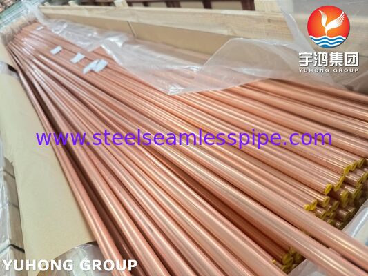 JIS H3300 C1220T Seamless tube van fosfor-deoxideerd koper- en staal