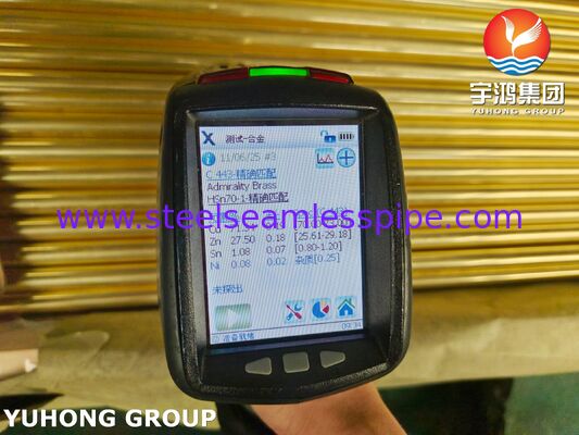 ASTM B111 / ASME B111 C44300 O61 koper-nikkellegeringsbuis