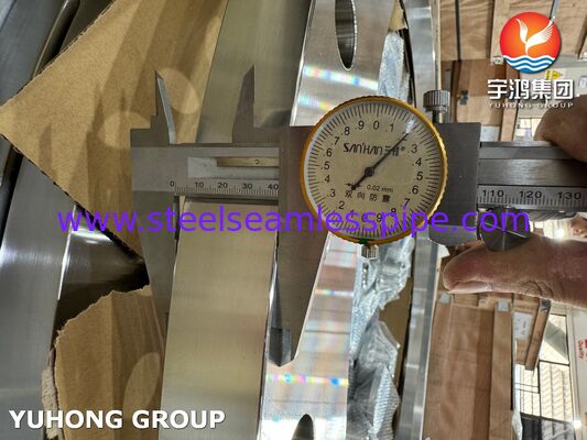 ASTM A240 F904L Slip On Flat Face Flange AWWA C207 Table2 Class D Voldoet aan de Amerikaanse waternormen