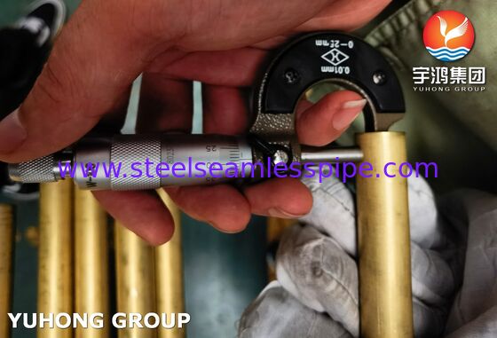 Applicatie voor condensatoren en warmtewisselaars ASTM B111 C68700 kopernikelbuis