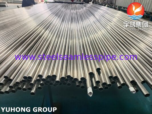 ASME SA249 TP304 Helder gegalsteeld lasbuis van roestvrij staal voor koelsysteem
