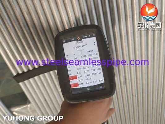 ASTM A789 S32750 Super duplex naadloos/gesweisd buis van roestvrij staal voor hoge corrosie en hoge druk