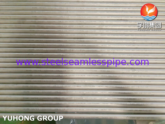 ASTM A789 S32750 Super duplex naadloos/gesweisd buis van roestvrij staal voor hoge corrosie en hoge druk