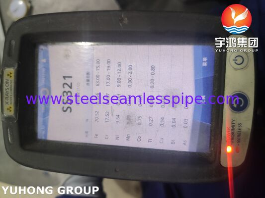 ASTM A403 WP321-S 180° ellebogen roestvrijstalen buisstuk