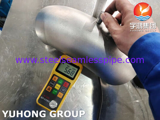 ASTM A403 WP304H-S Fitting Elleboog voor Industrieel Gebruik, Roestvrijstalen Pijpfitting