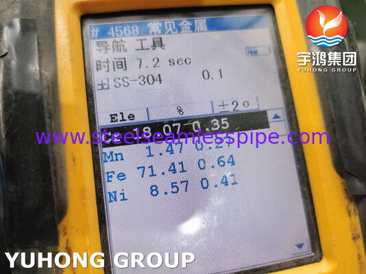 ASTM A403 WP304H-S Fitting Elleboog voor Industrieel Gebruik, Roestvrijstalen Pijpfitting