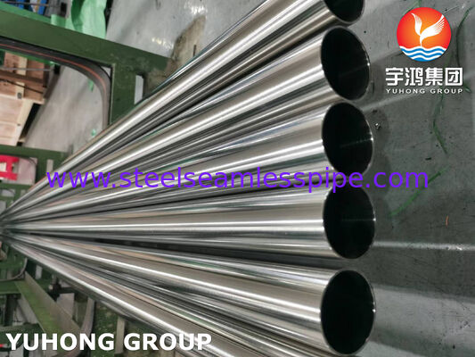 Sanitaire buis ASTM A270 TP316L van roestvrij staal naadloze heldere glooibuis voor de bierindustrie