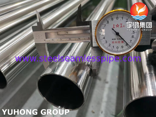 Sanitaire buis ASTM A270 TP316L van roestvrij staal naadloze heldere glooibuis voor de bierindustrie