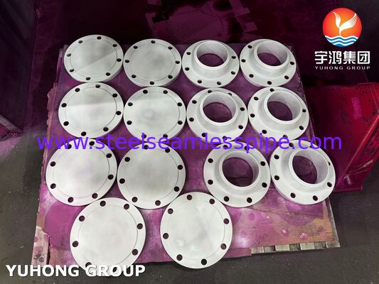 ASME SA182 F304 Austenitische gesmeed flens van roestvrij staal voor industriële pijpleidingsystemen conform ASME B16.5
